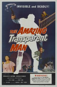 Poster for The Amazing Transparent Man (1960)