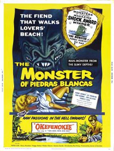 Poster art for The Monster of Piedras Blancas (1959