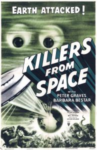 Poster for Killers from Space (1954) 