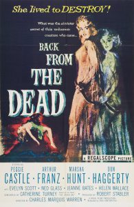 POster for Back from the Dead (1957)