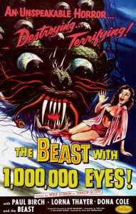 Poster for The Beast with a Million Eyes (1955)